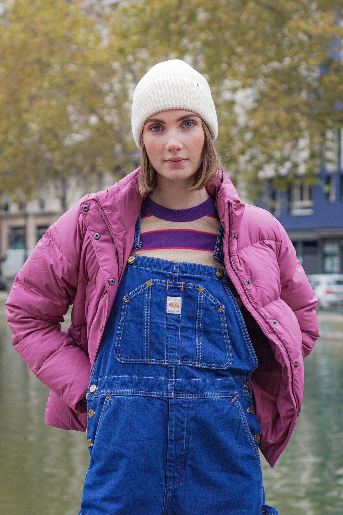 Doudoune en recyclé | mauve "w's silent down jkt mystery mauve"