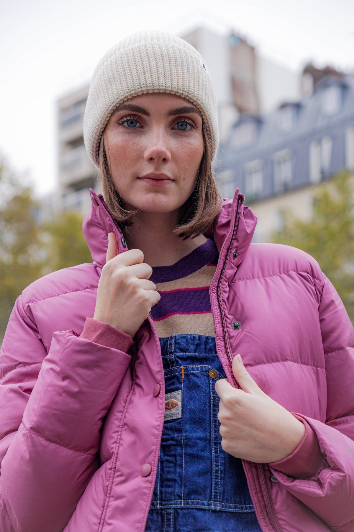 Doudoune en recyclé | mauve "w's silent down jkt mystery mauve"