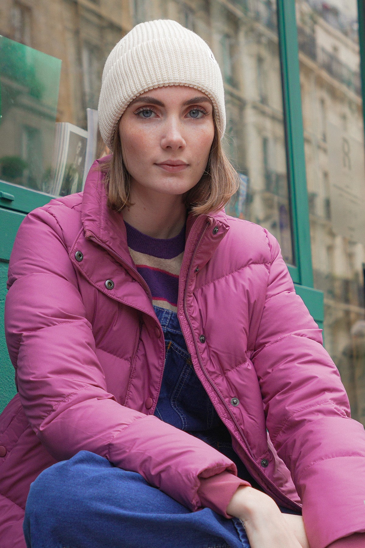 Doudoune en recyclé | mauve "w's silent down jkt mystery mauve"