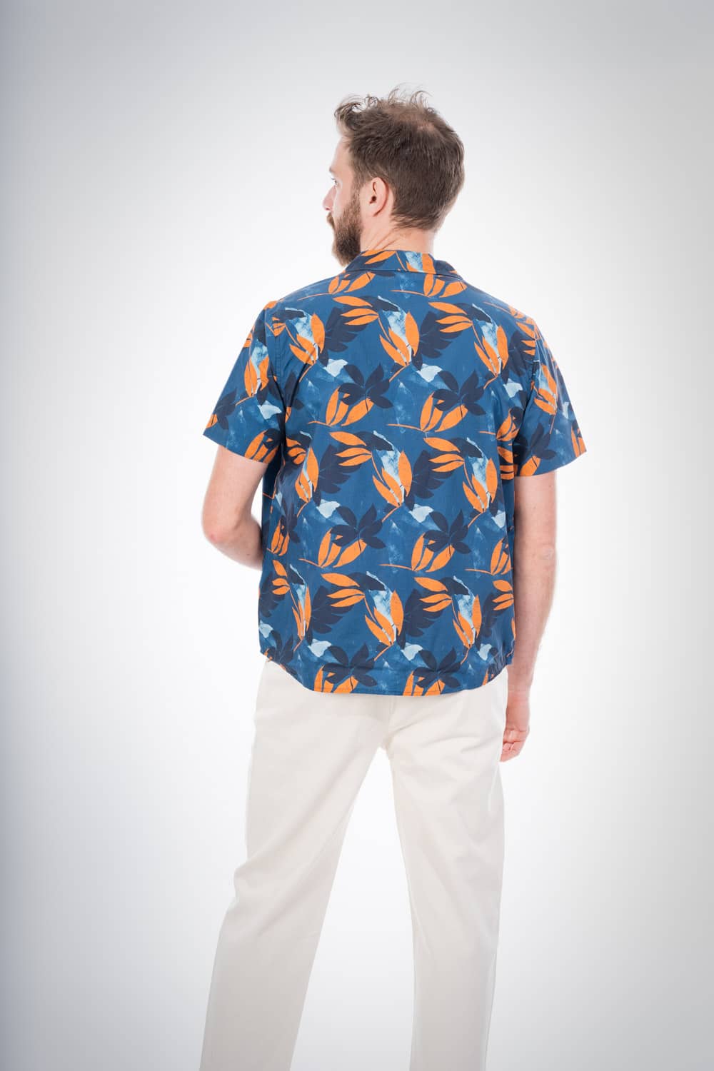 Chemise ample à manches courtes imprimé fleuri - Wave