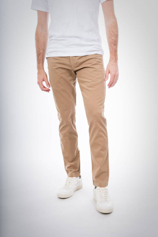 Chino camel en coton bio - Joe Tuffet