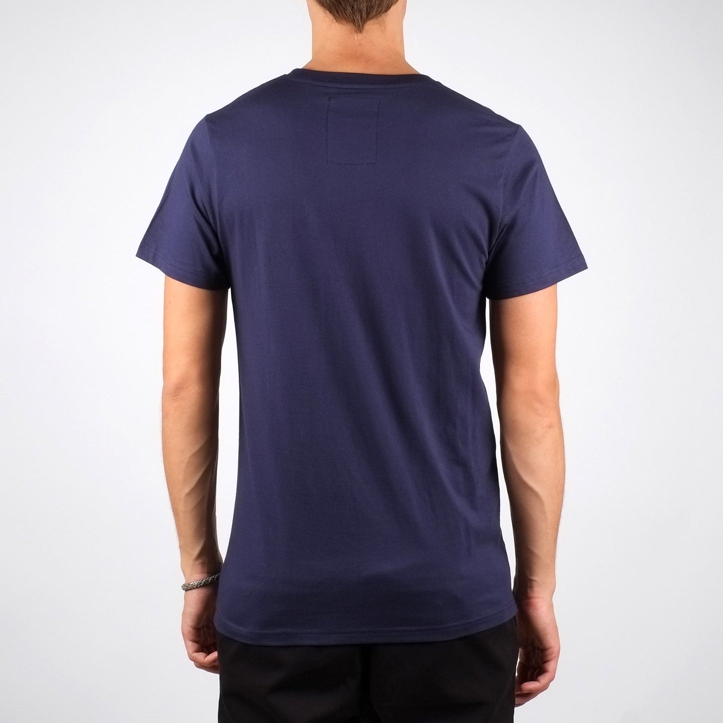 T-shirt poche imprimée en coton bio