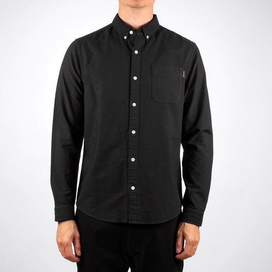 Chemise noire en coton bio
