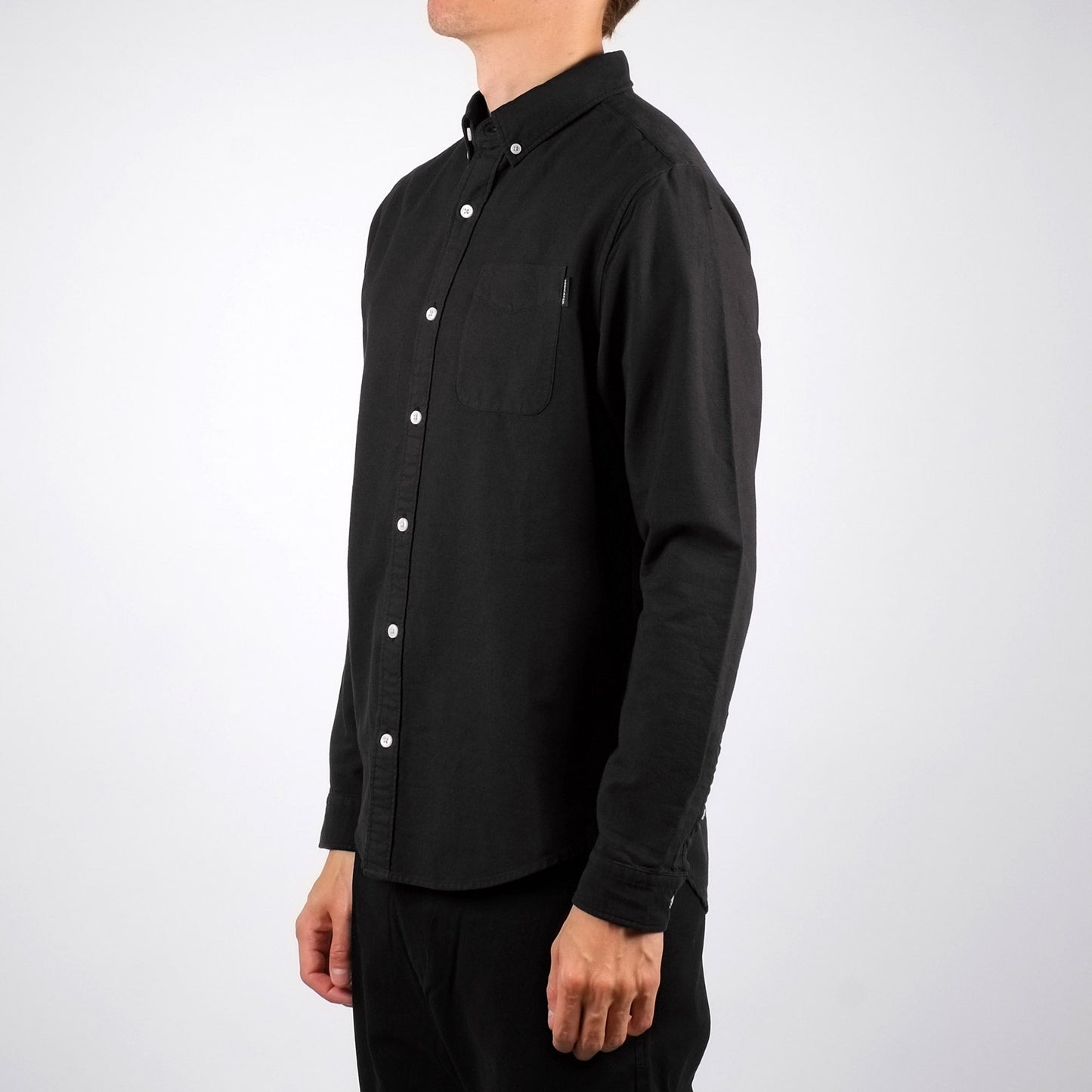 Chemise noire en coton bio