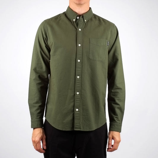 Chemise verte en coton bio