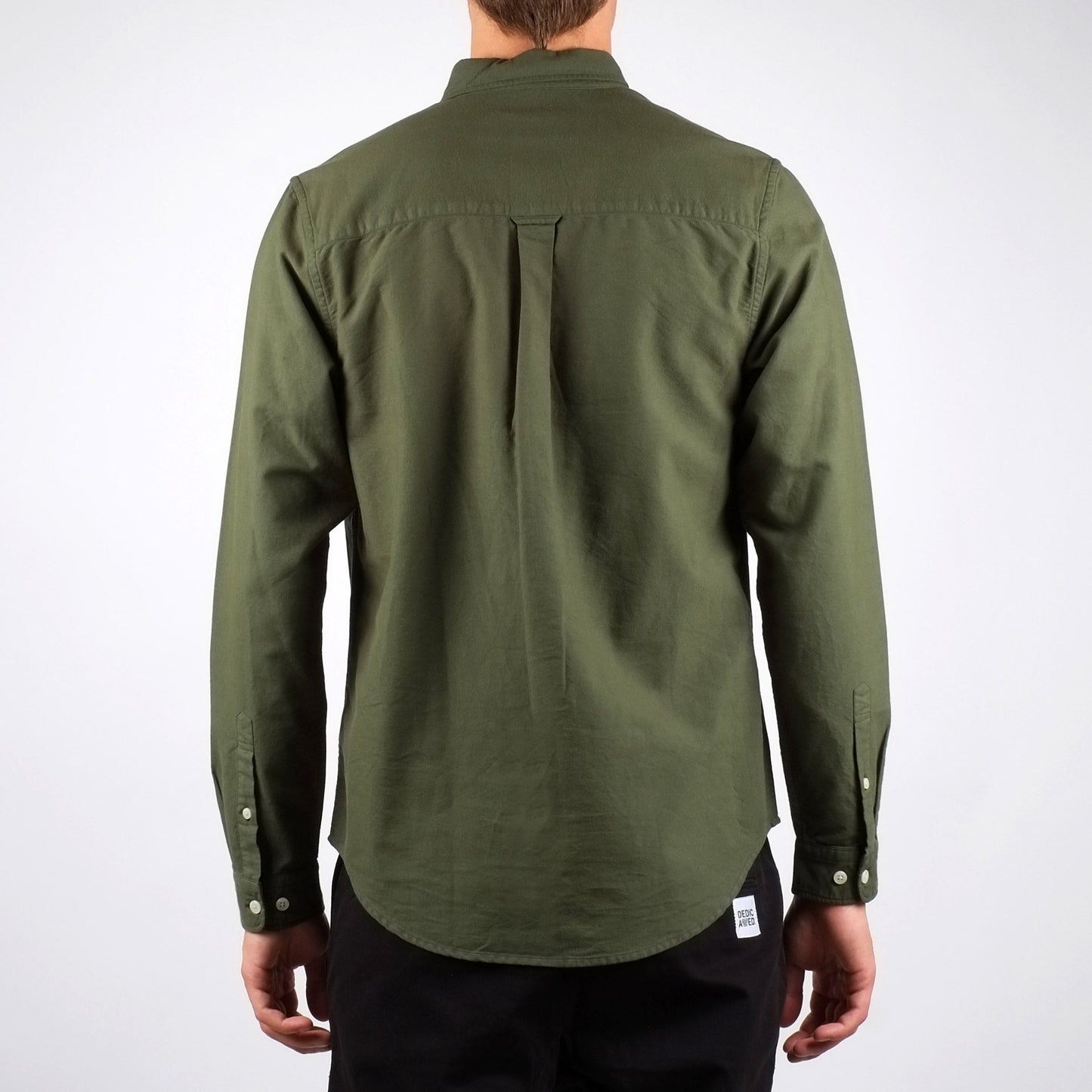 Chemise verte en coton bio