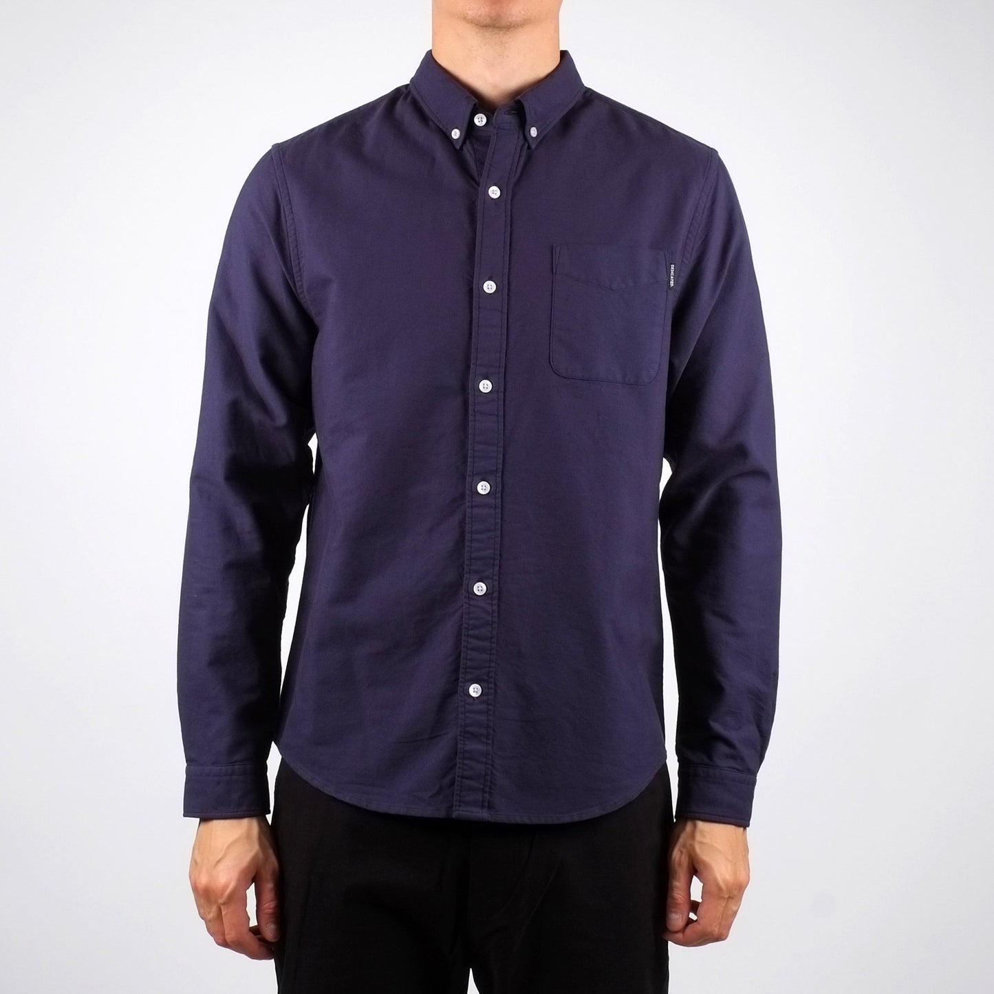 Chemise indigo en coton bio