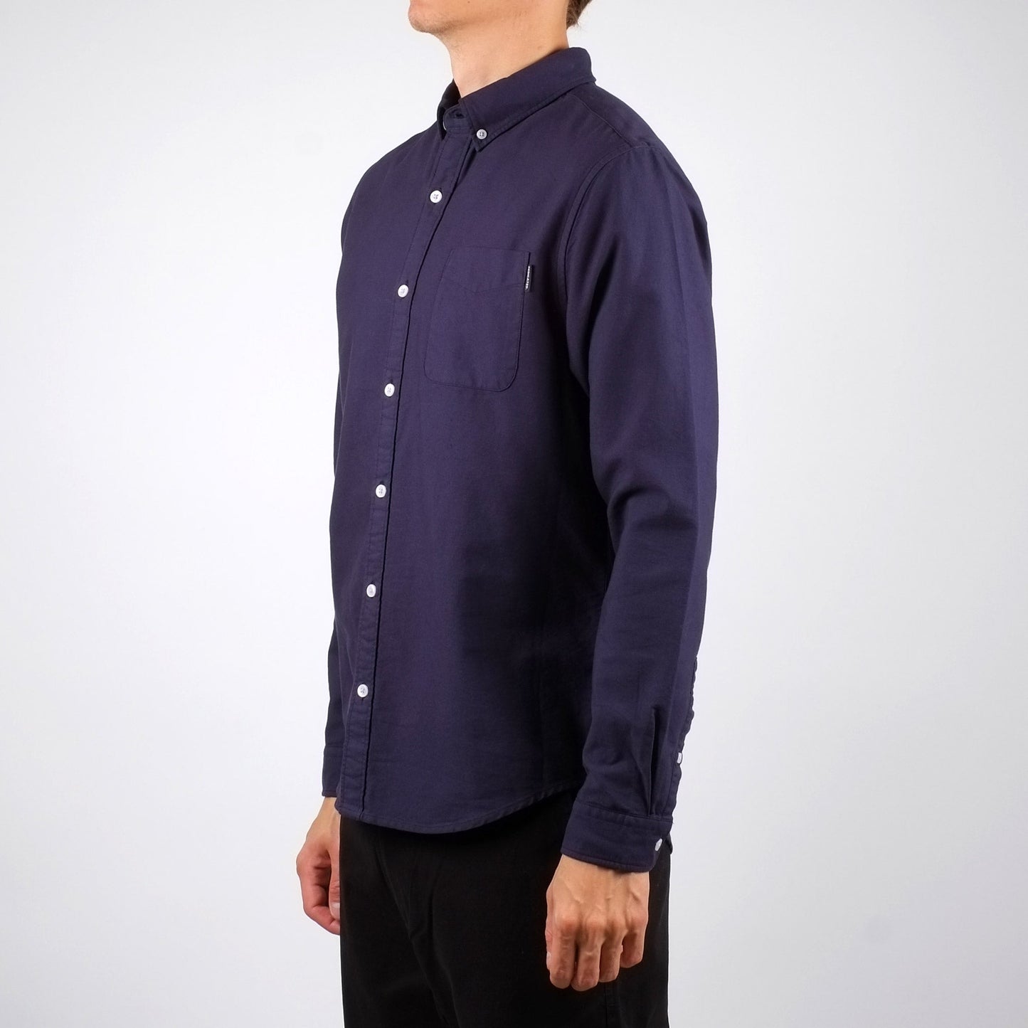 Chemise indigo en coton bio
