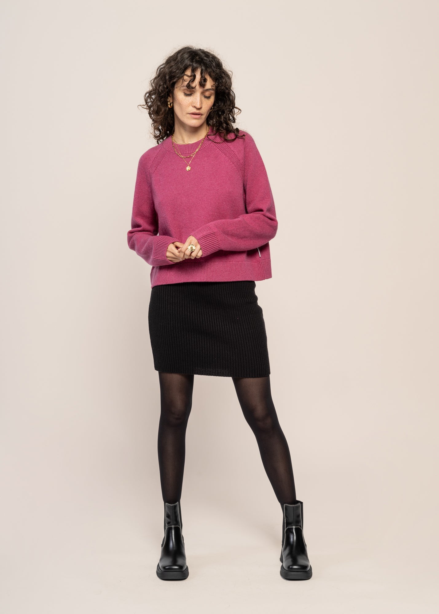 Jupea en coton bio | noir "lokka black"