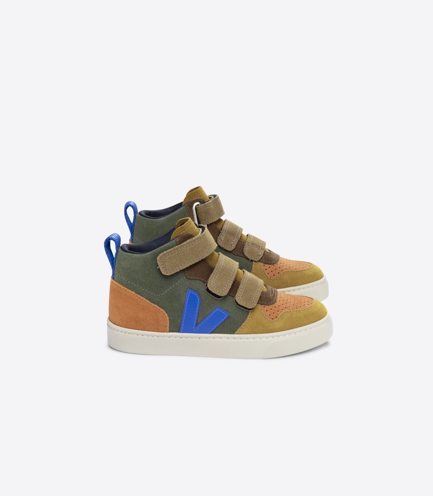 Baskets bébé v-10 mid suede multico mud paros