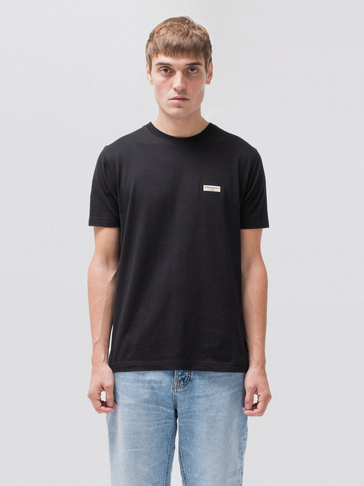 T-shirt noir en coton bio - Daniel