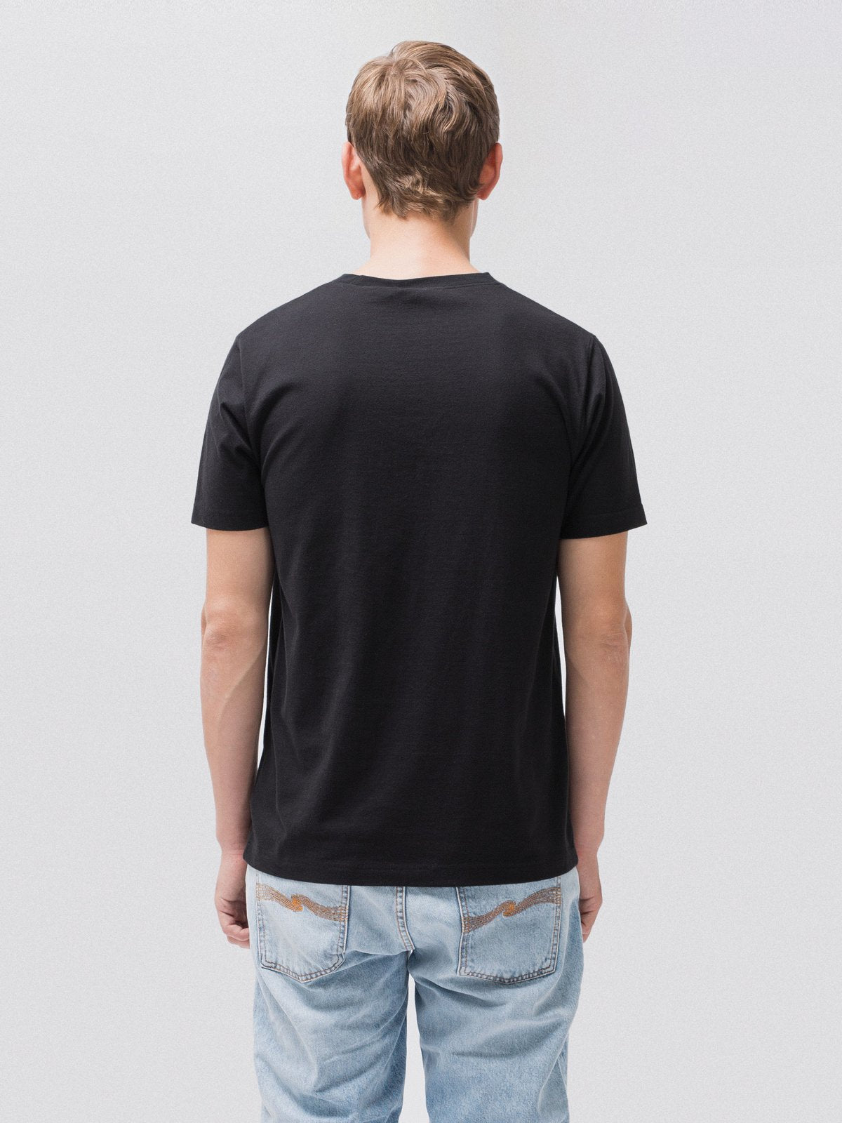T-shirt noir en coton bio - Daniel