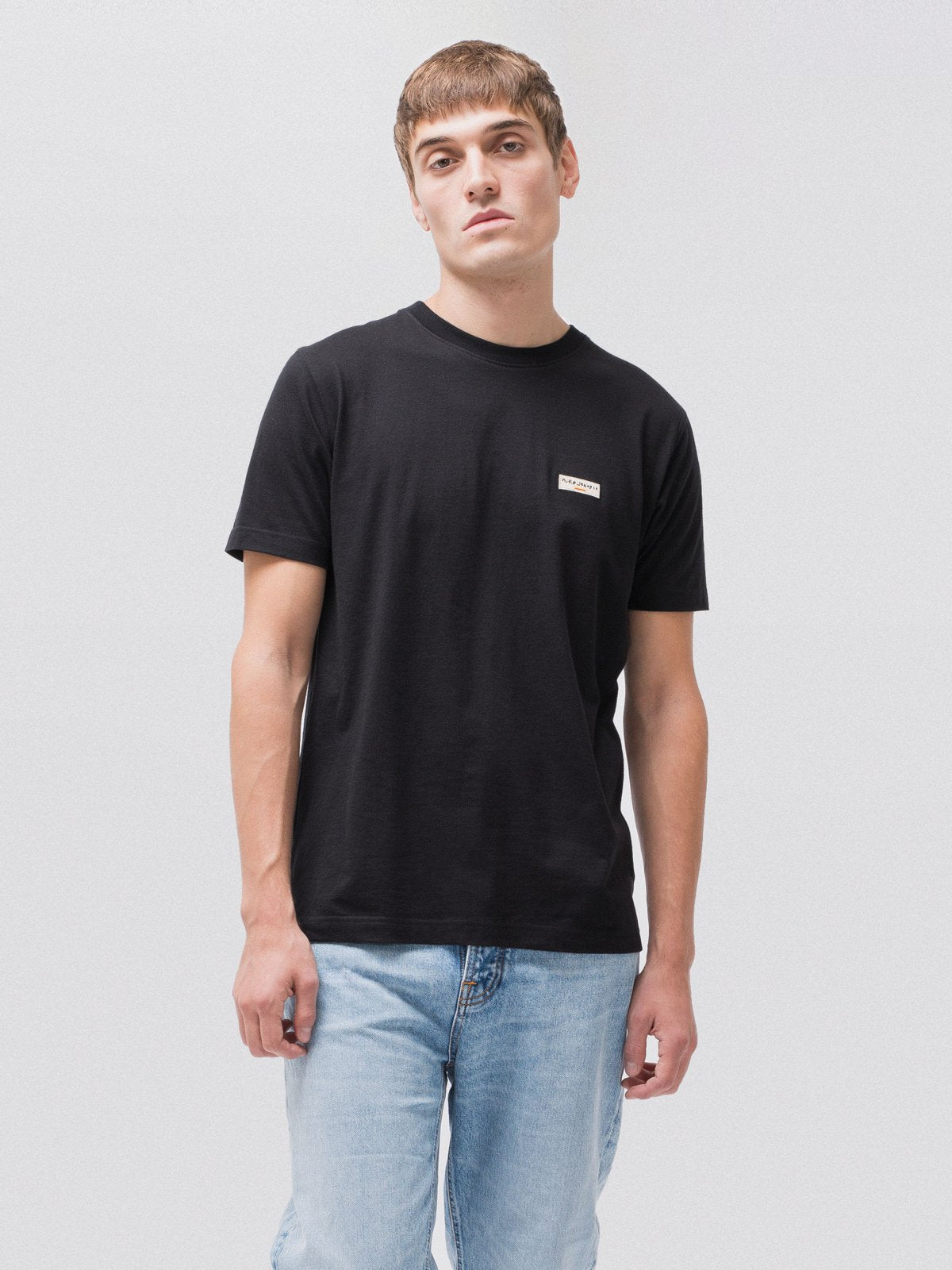 T-shirt noir en coton bio - Daniel
