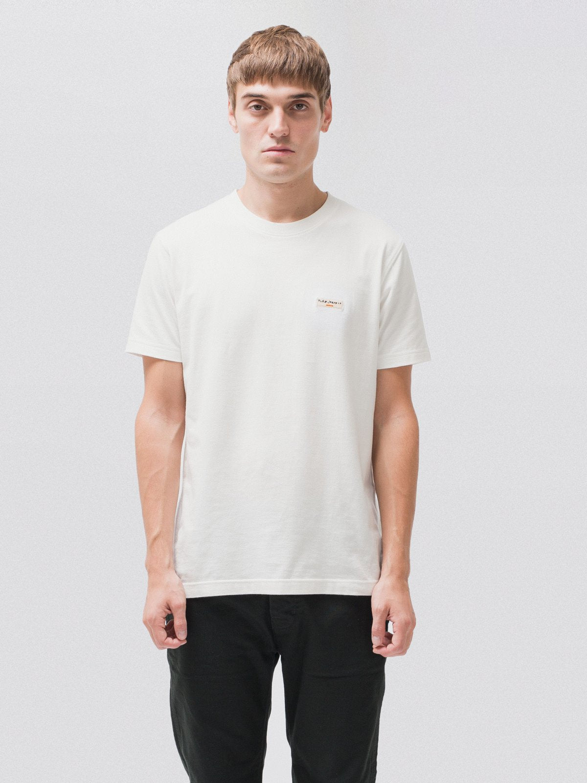 T-shirt blanc en coton bio - Daniel