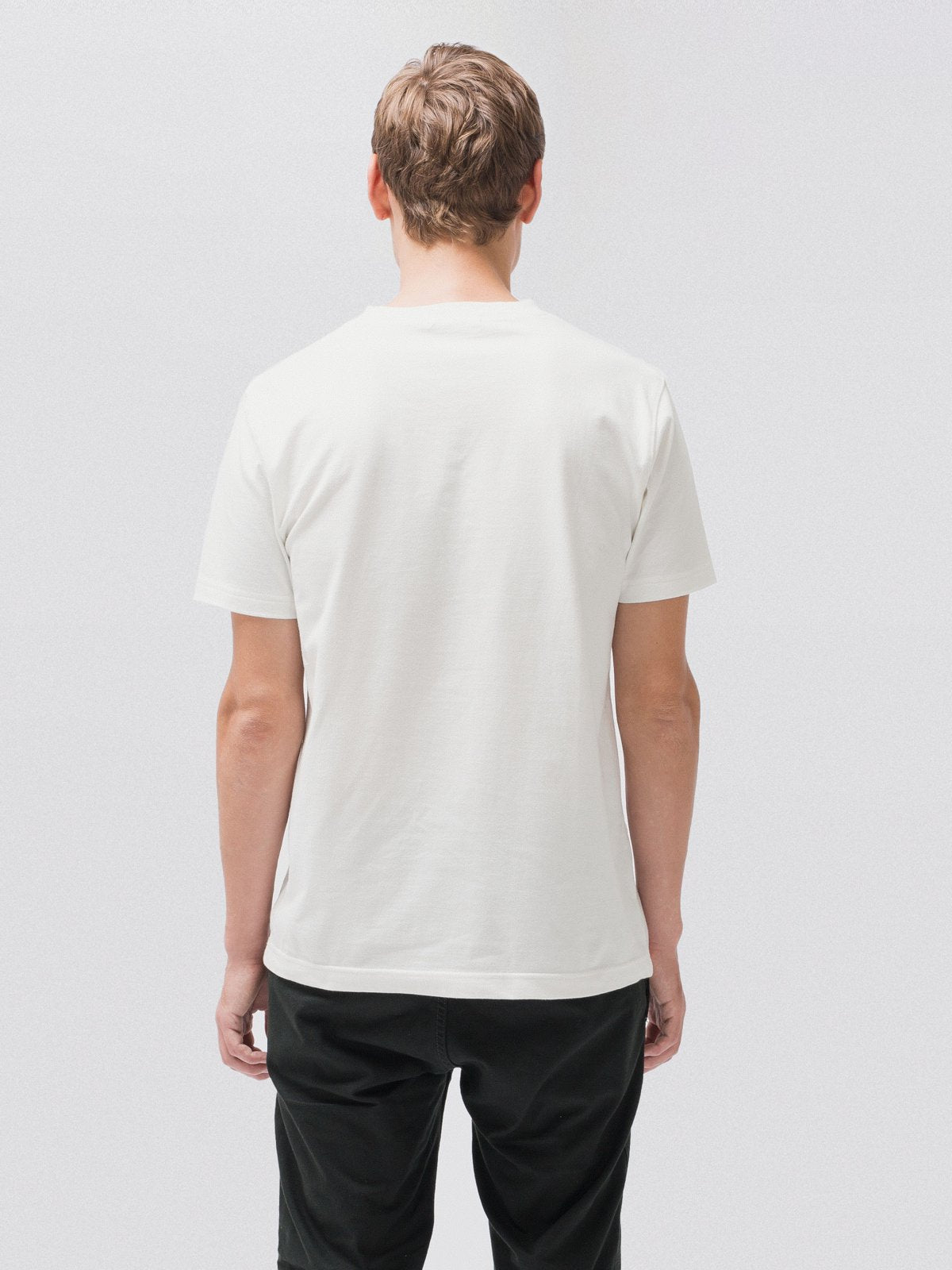 T-shirt blanc en coton bio - Daniel