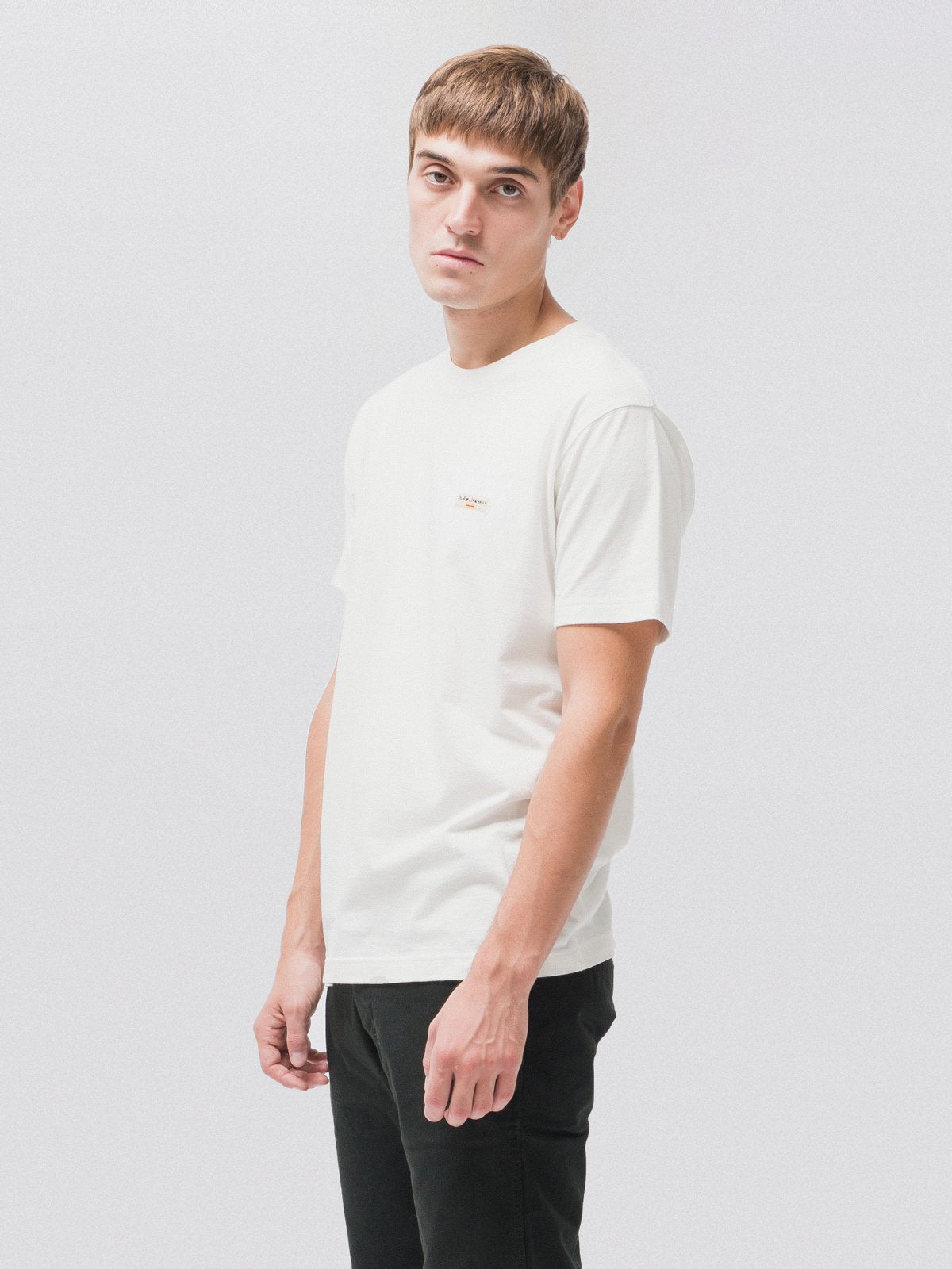 T-shirt blanc en coton bio - Daniel