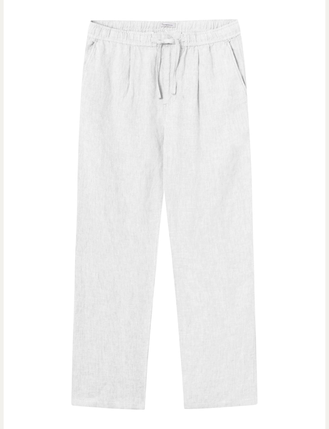 Pantalon en lin bio | Blanc "fig loose linen pants bright white"