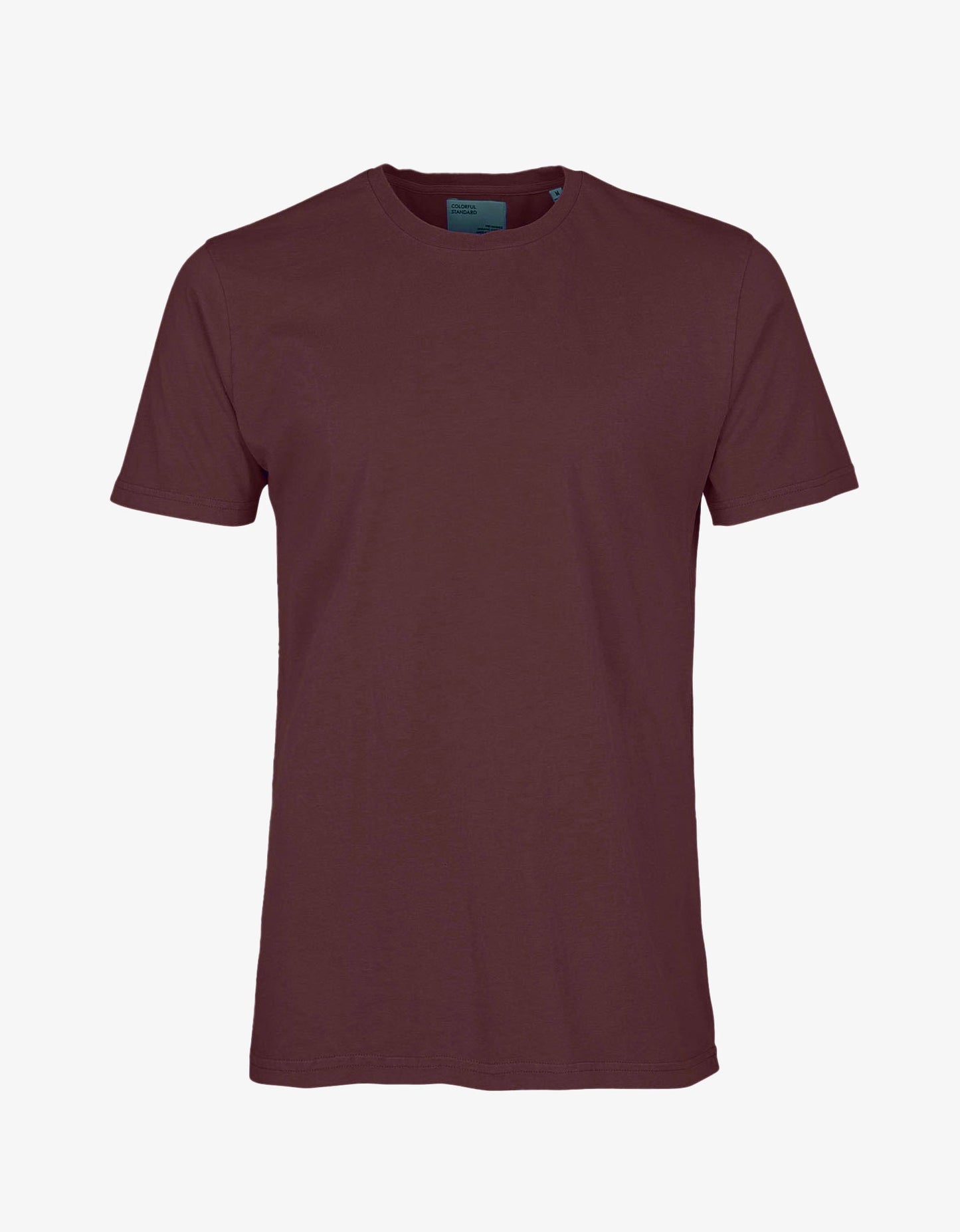 T-shirt manches courtes en coton bio | prune "dusty plum"