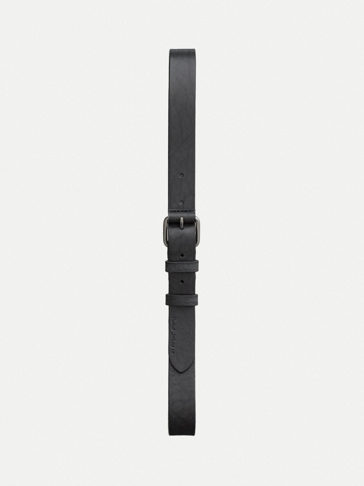 Ceinture en cuir tannage végétal | noir "Dwayne"