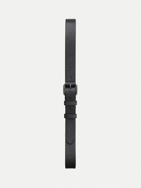 Ceinture en cuir tannage végétal | noir "Dwayne"