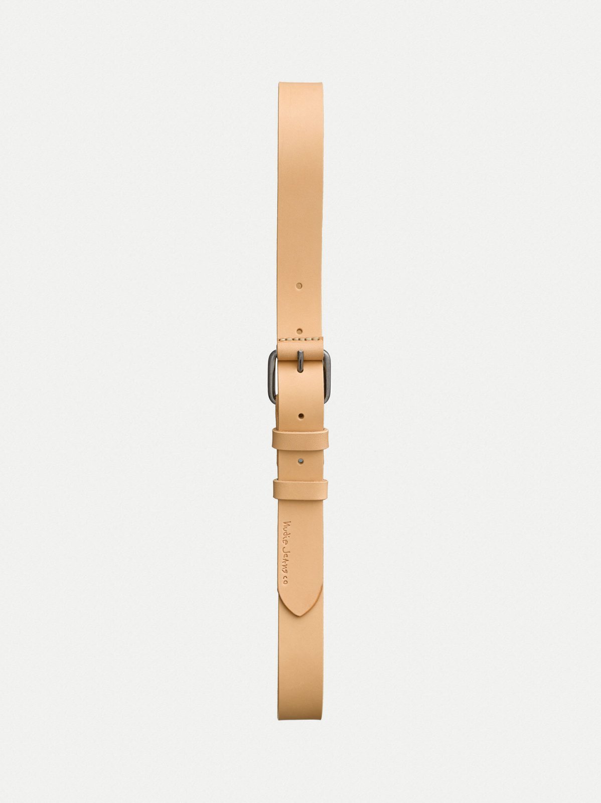 Ceinture beige en cuir tannage végétal - Dwayne
