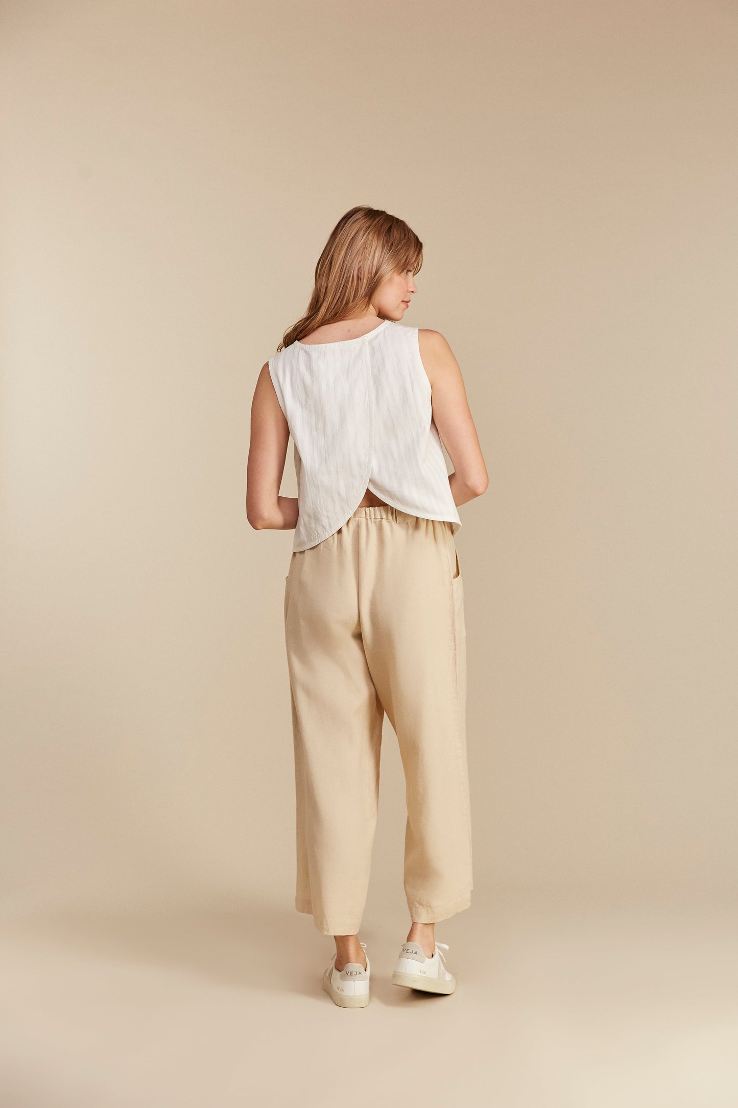 Top blanc en coton bio - tavi top eco white