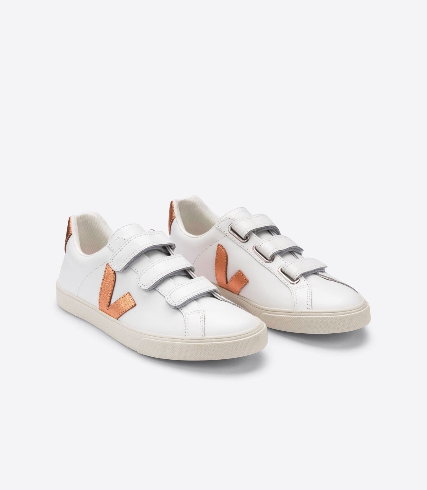 Baskets 3-lock logo leather extra white venus