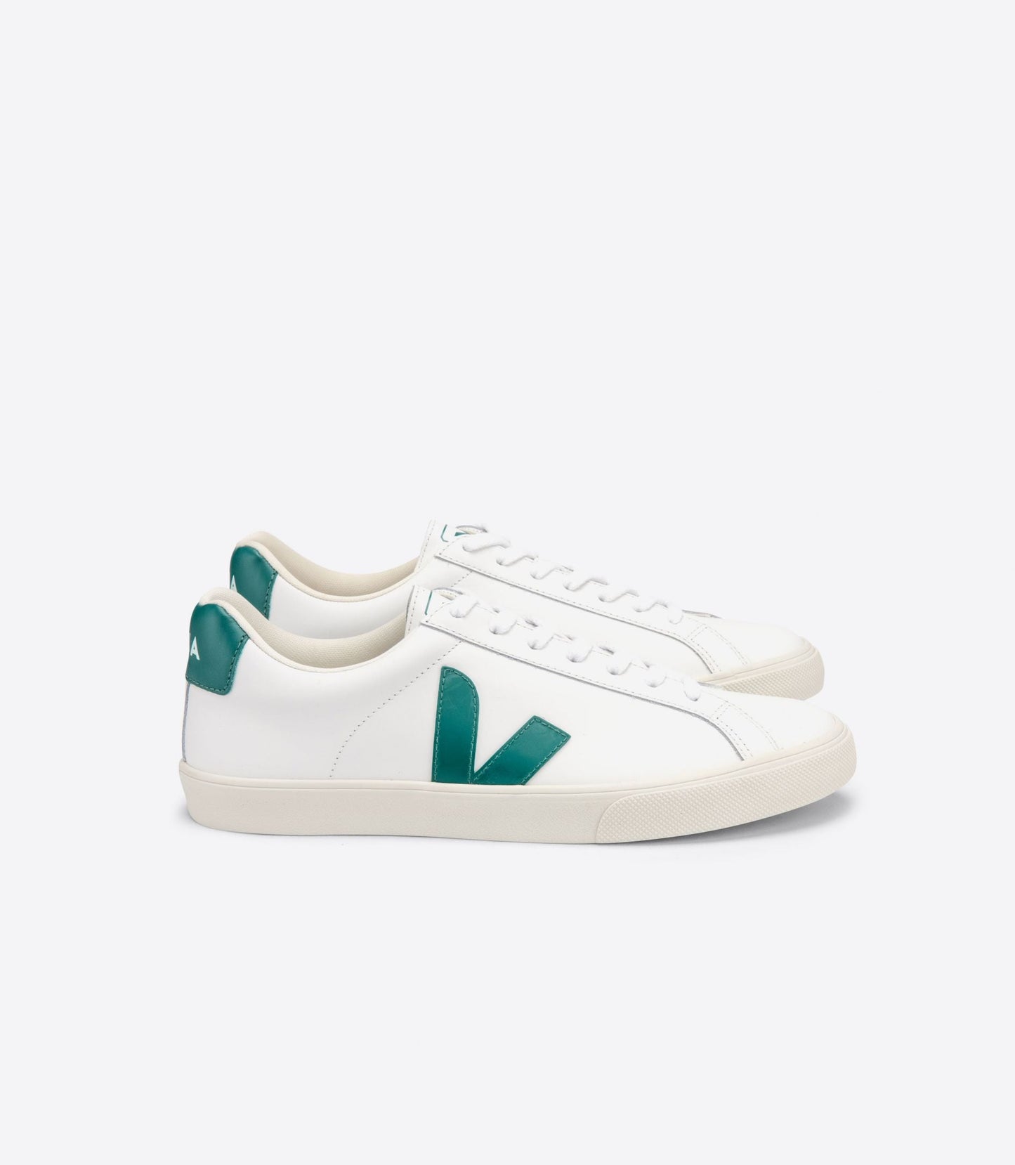 Baskets esplar leather extra-white brittany