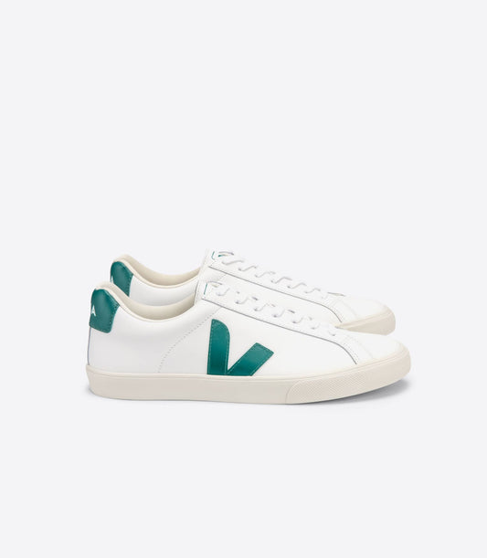Baskets esplar leather extra-white brittany