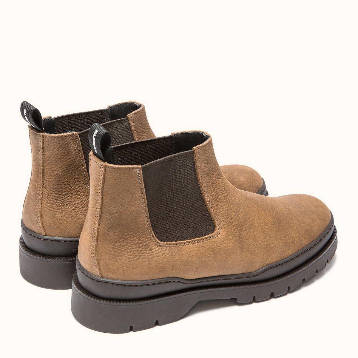 Bottines Chelsea made in France en cuir certifié | marron "escadron tabac"