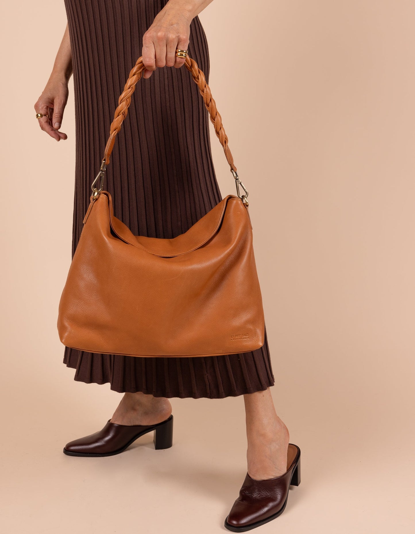 Sac en cuir certifié | camel "sienna - wild oak soft grain"