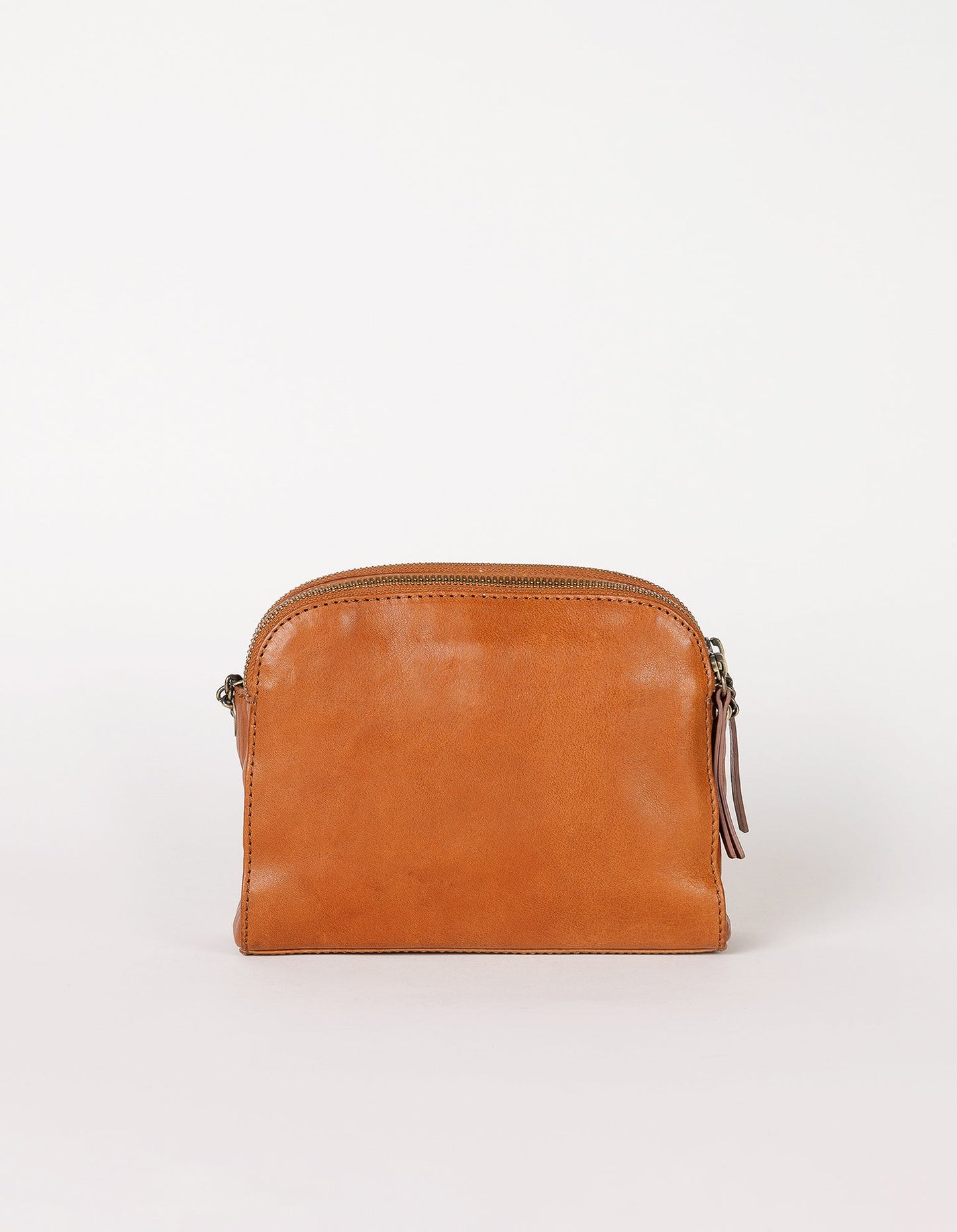 Sac à main bandoulière en cuir certifié | Marron "emily cognac stromboli leather"