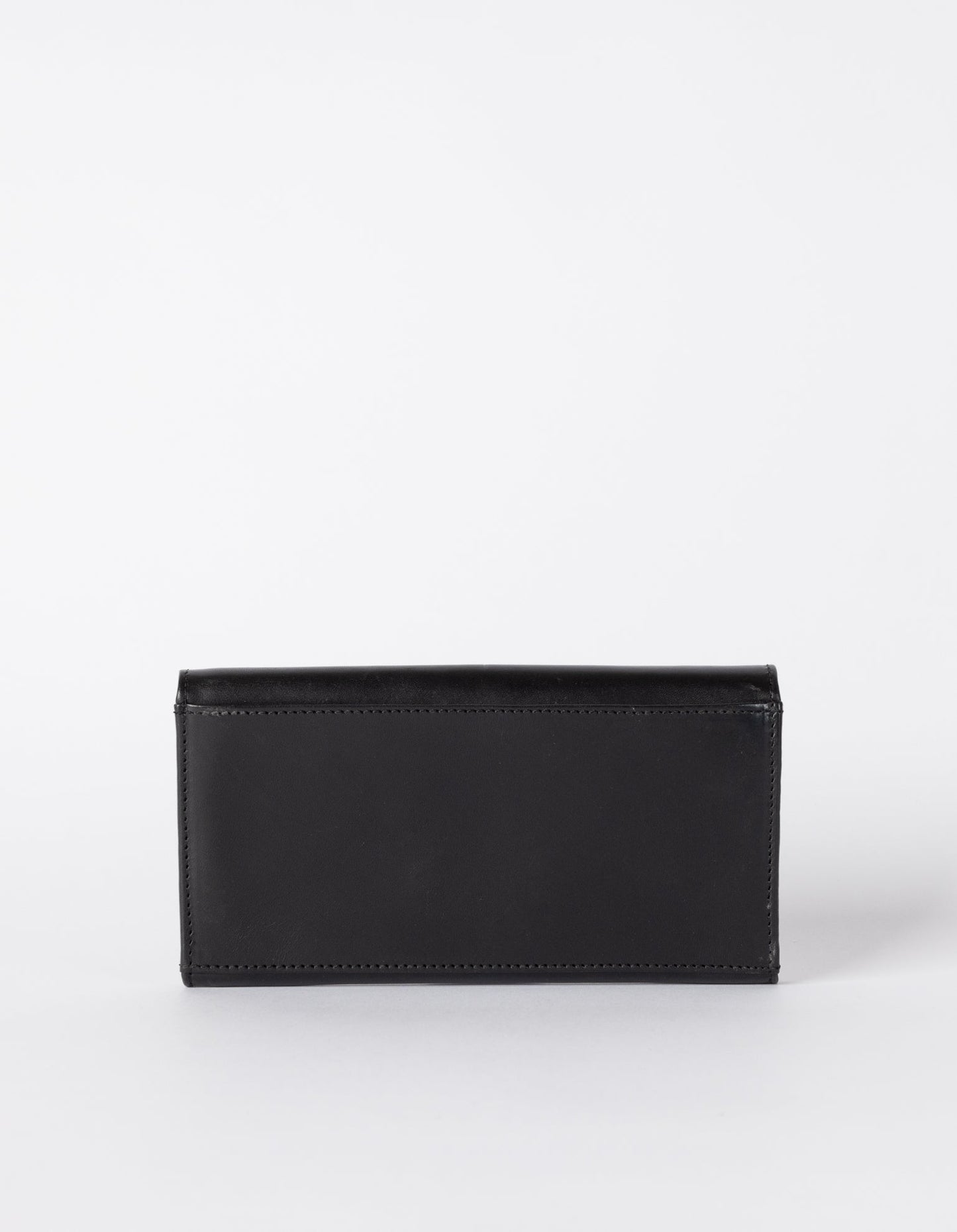 Portefeuille en cuir certifié | noir "pixie's pouch black classic leather""