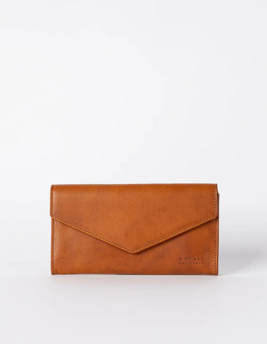 Portefeuille en cuir certifié | Marron "pixie's pouch cognac classic leather"
