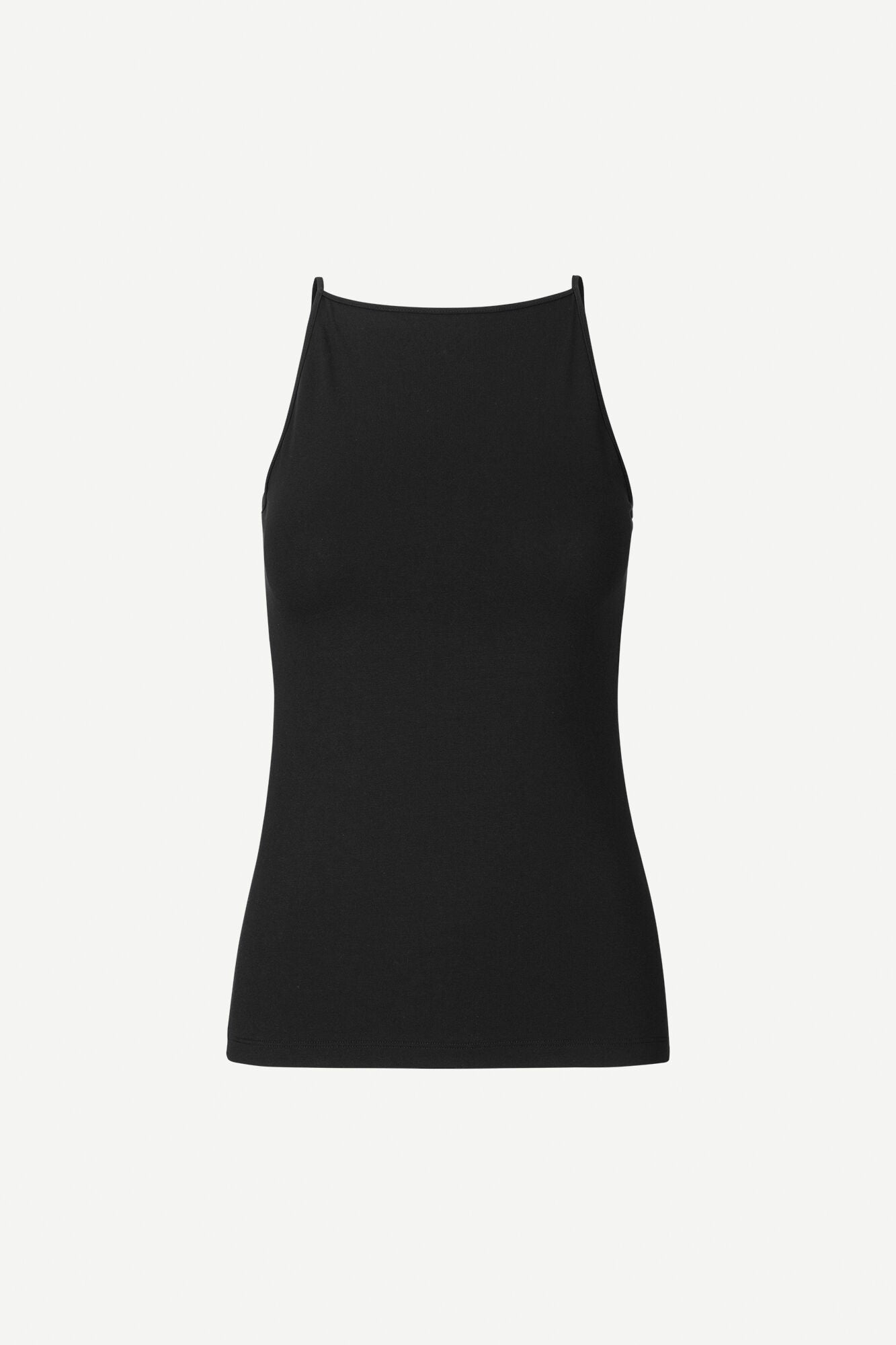 Débardeur noir en tencel et coton bio - stinna top black