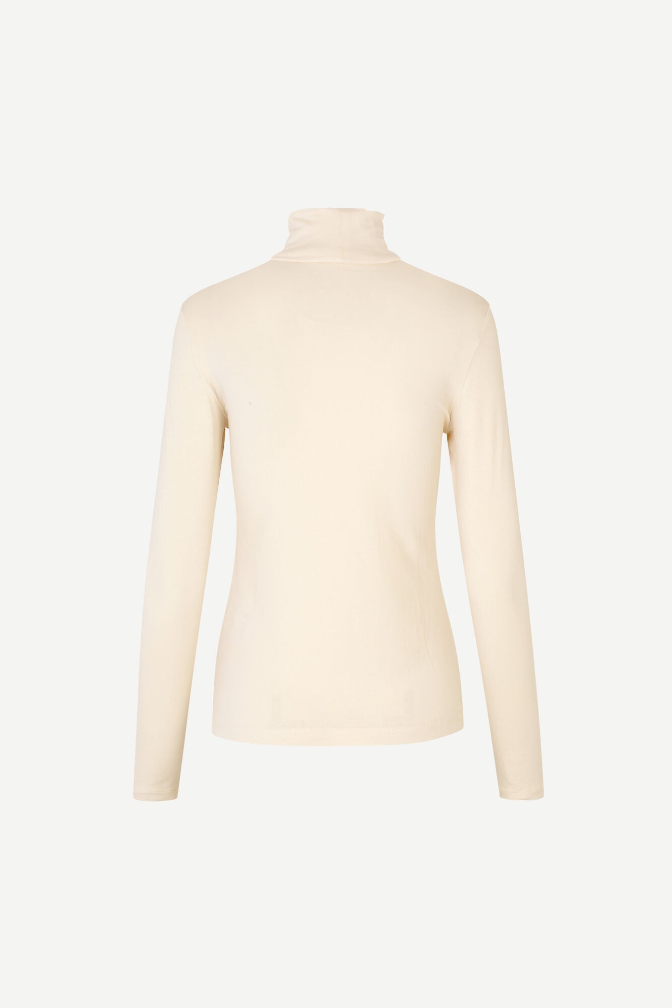 Col roulé écru en coton bio et modal - ester t-n 265 warm white