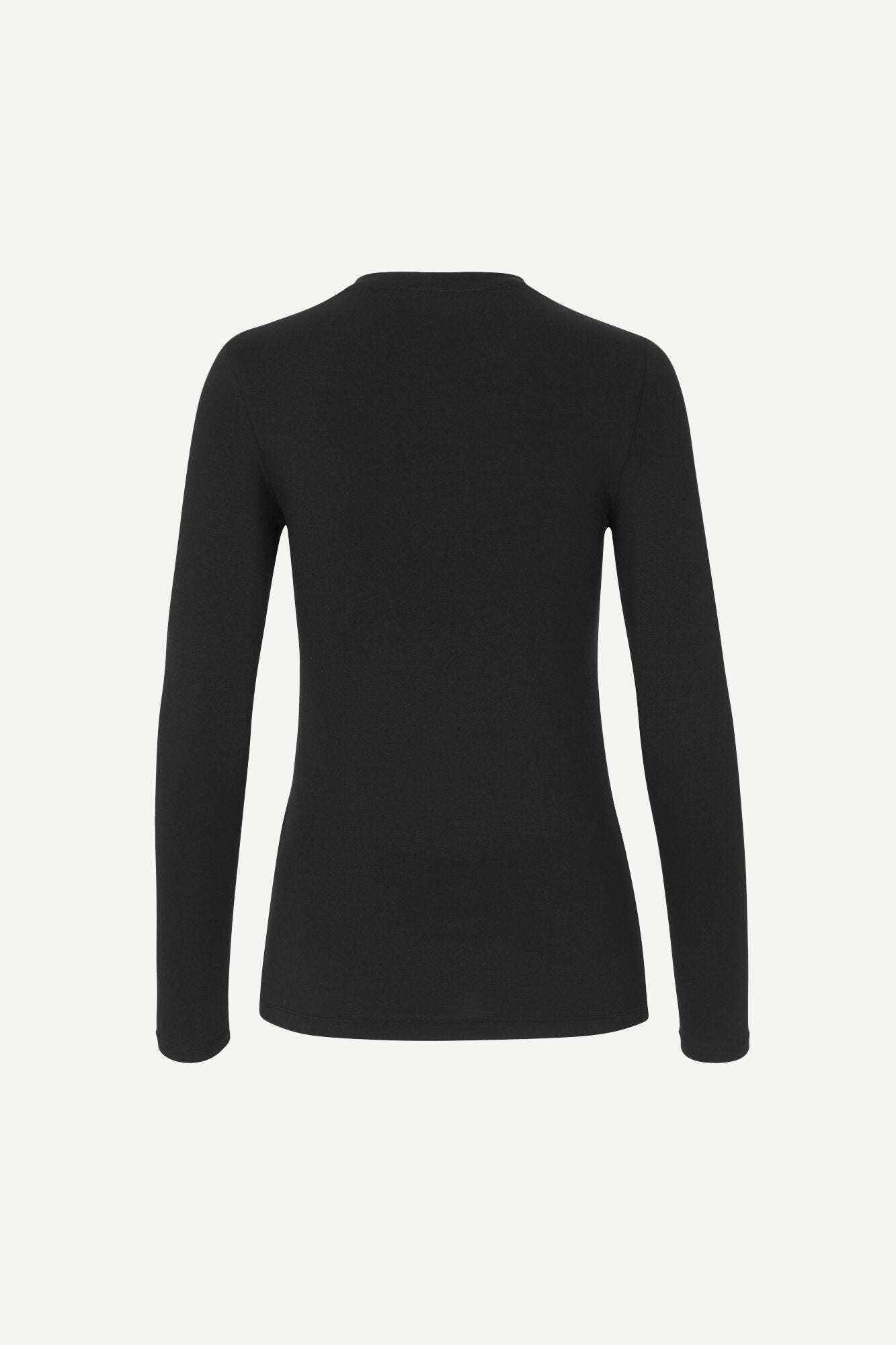 T-shirt manches longues en tencel et coton bio | noir  "ester ls black"