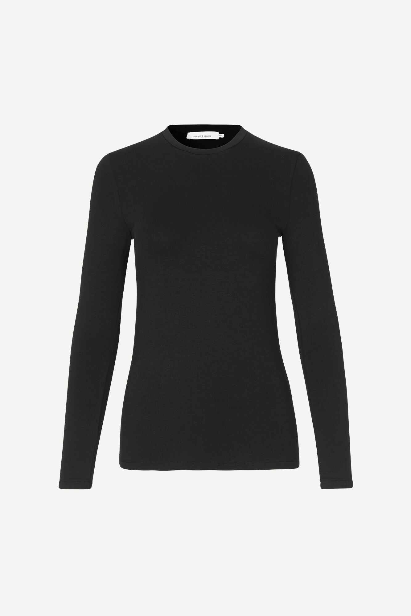 T-shirt manches longues en tencel et coton bio | noir  "ester ls black"