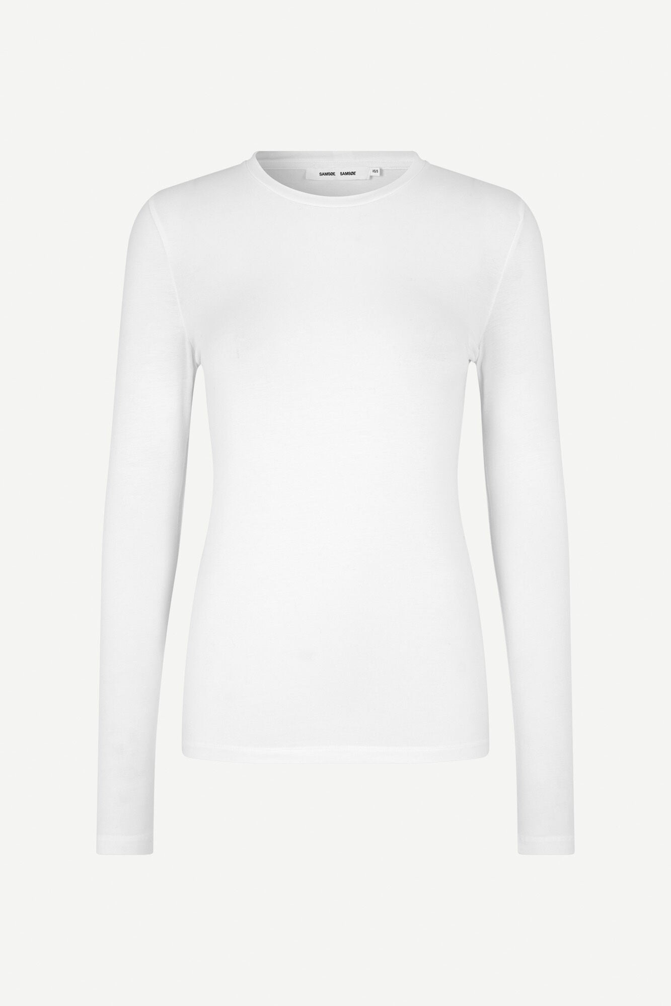 T-shirt manches longues en tencel et coton bio - blanc "ester ls white"