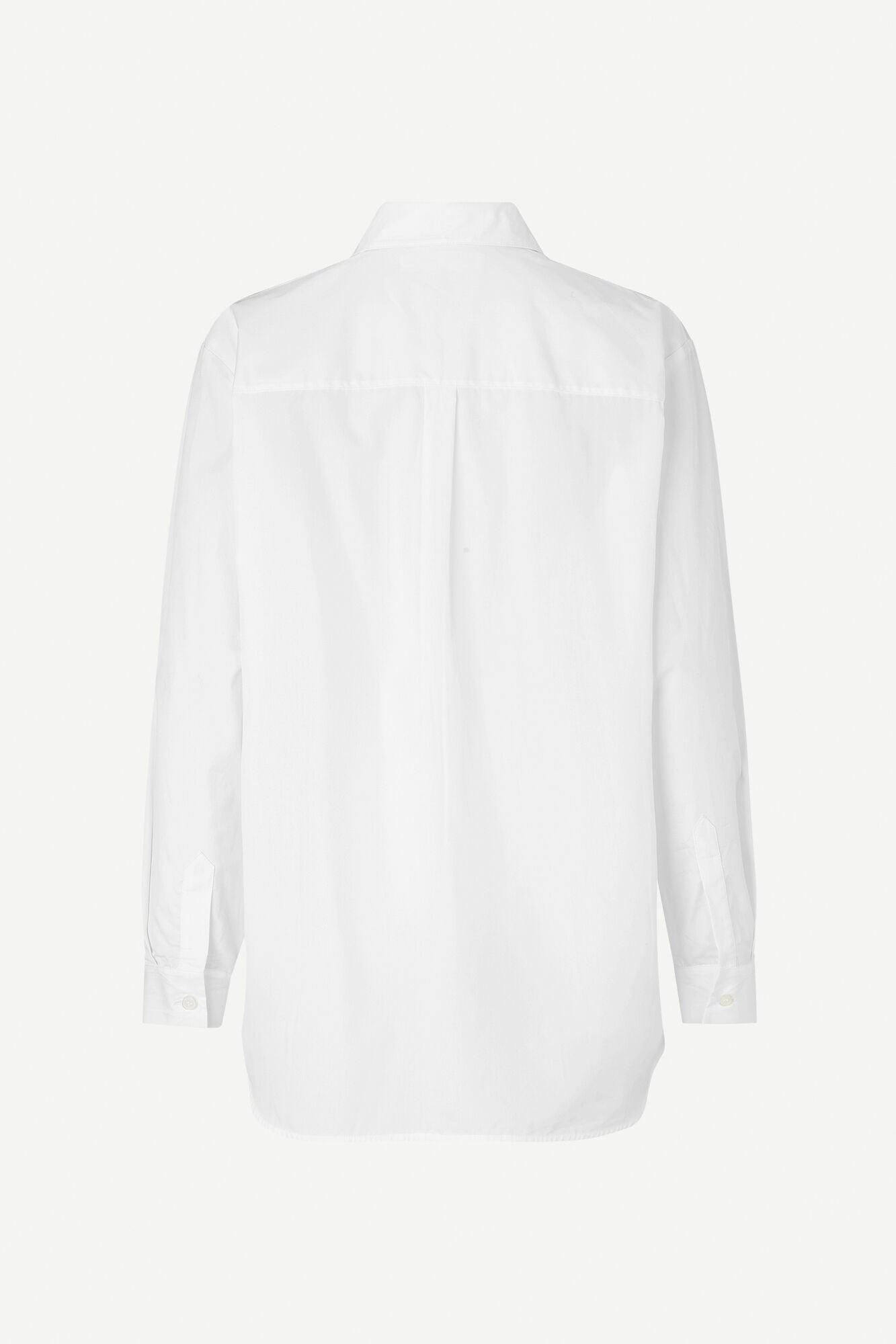 Chemise oversize en coton bio | blanc "haley shirt white"
