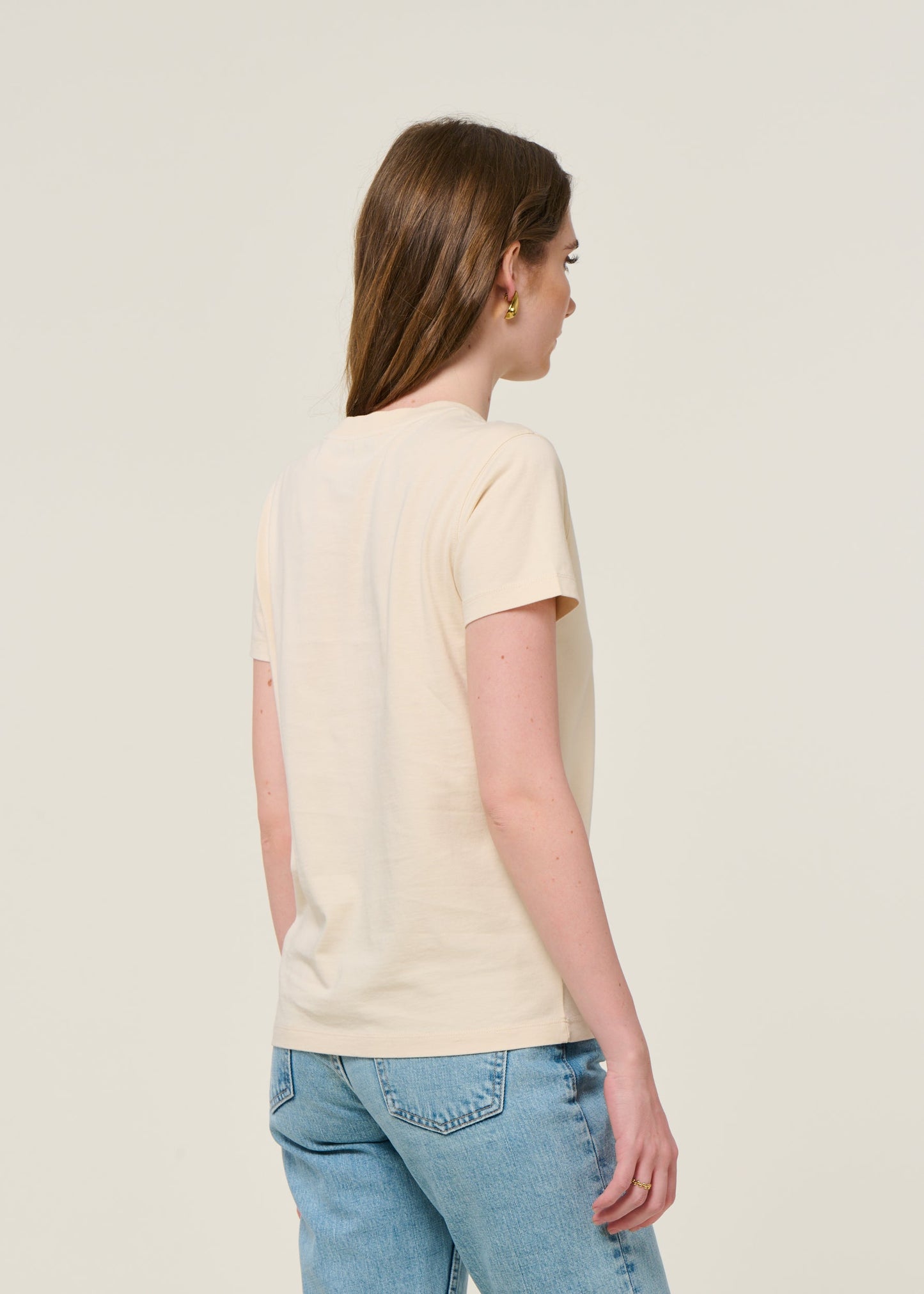 T-shirt en coton bio | écru