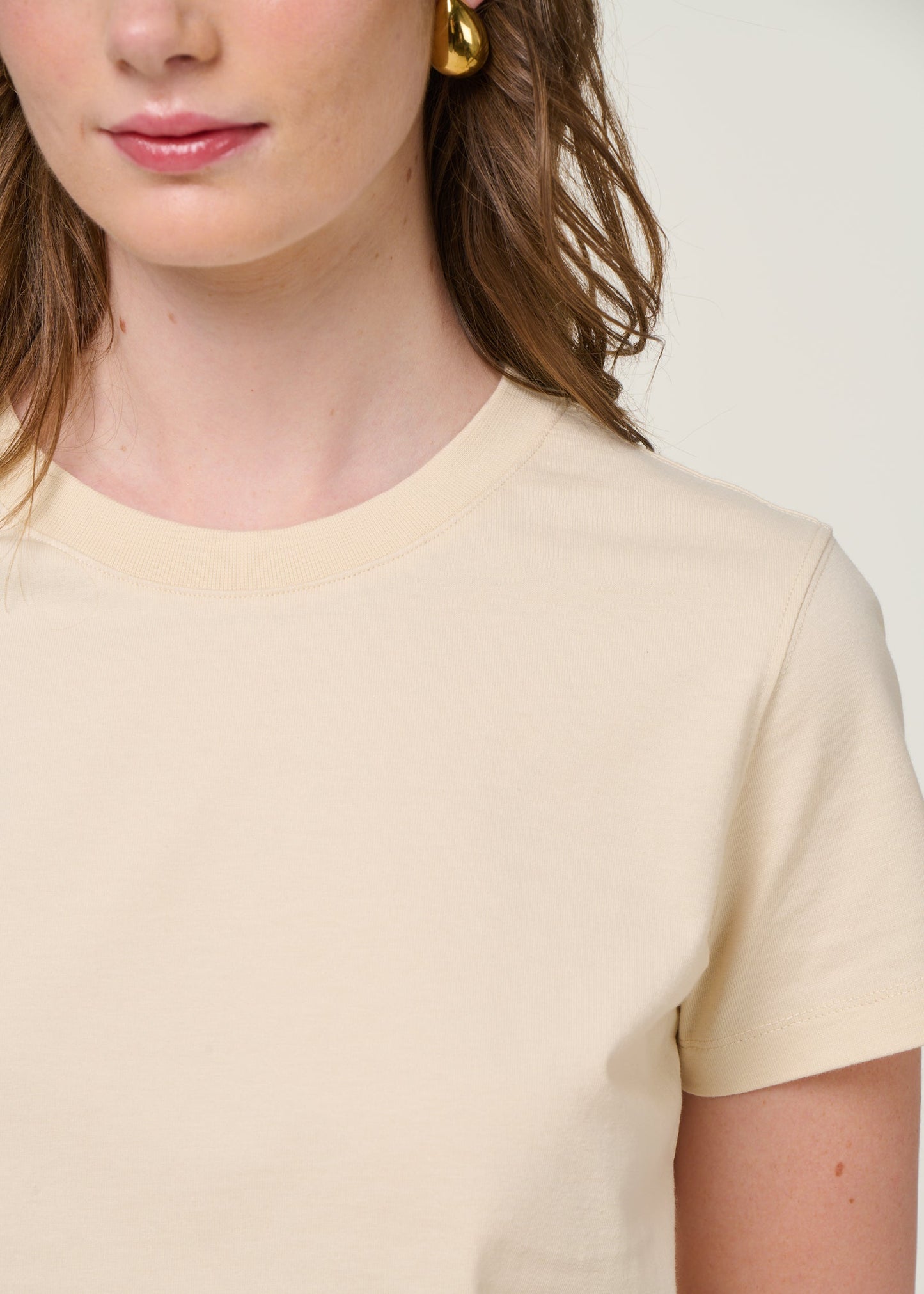 T-shirt en coton bio | écru