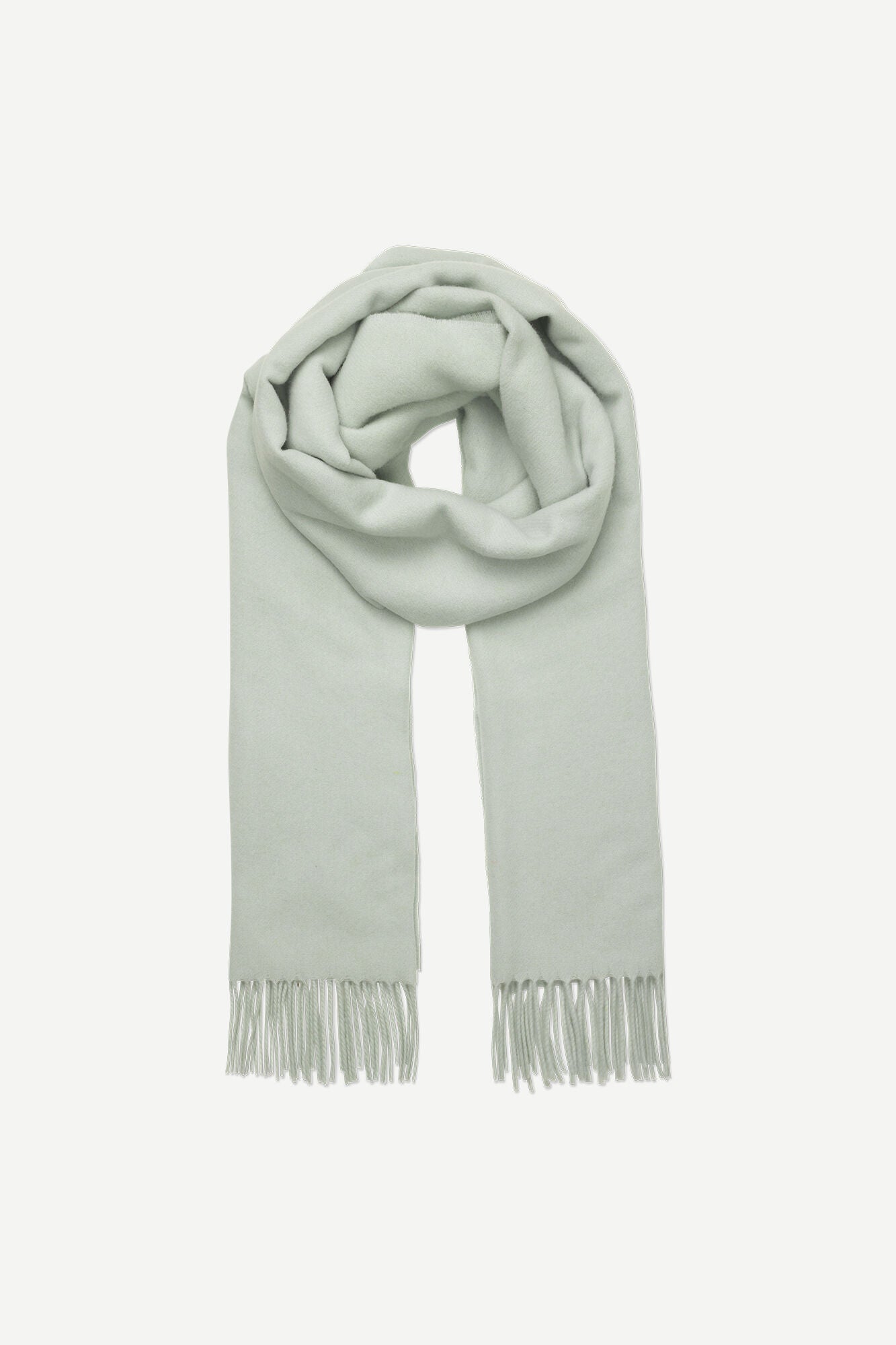 Écharpe en laine et cachemire recyclés | Bleu clair "accola maxi scarf misty blue"