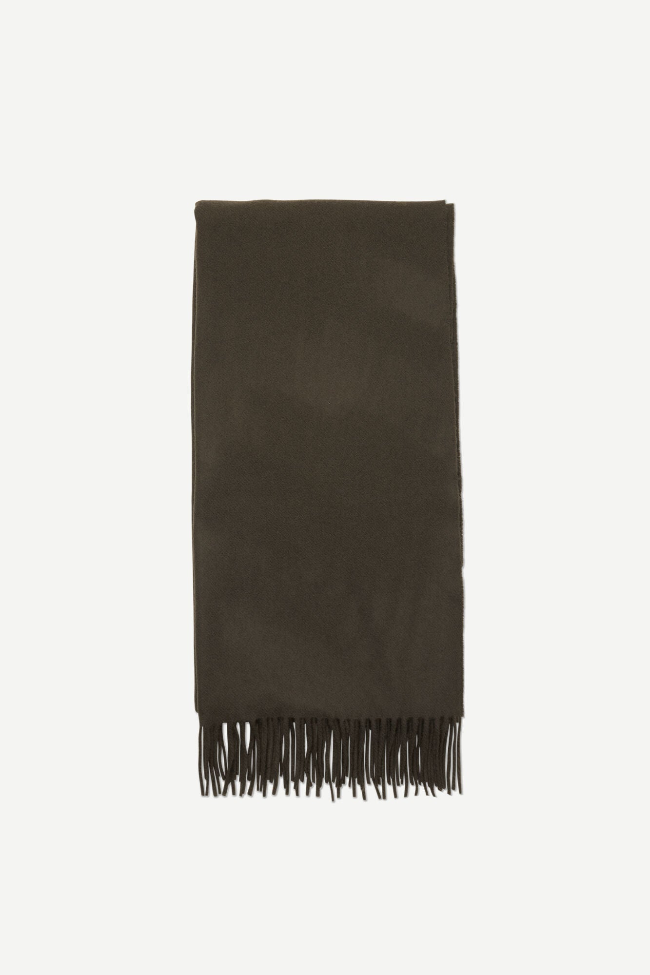 Écharpe en laine et cachemire recyclés | Taupe "accola maxi scarf mulch"