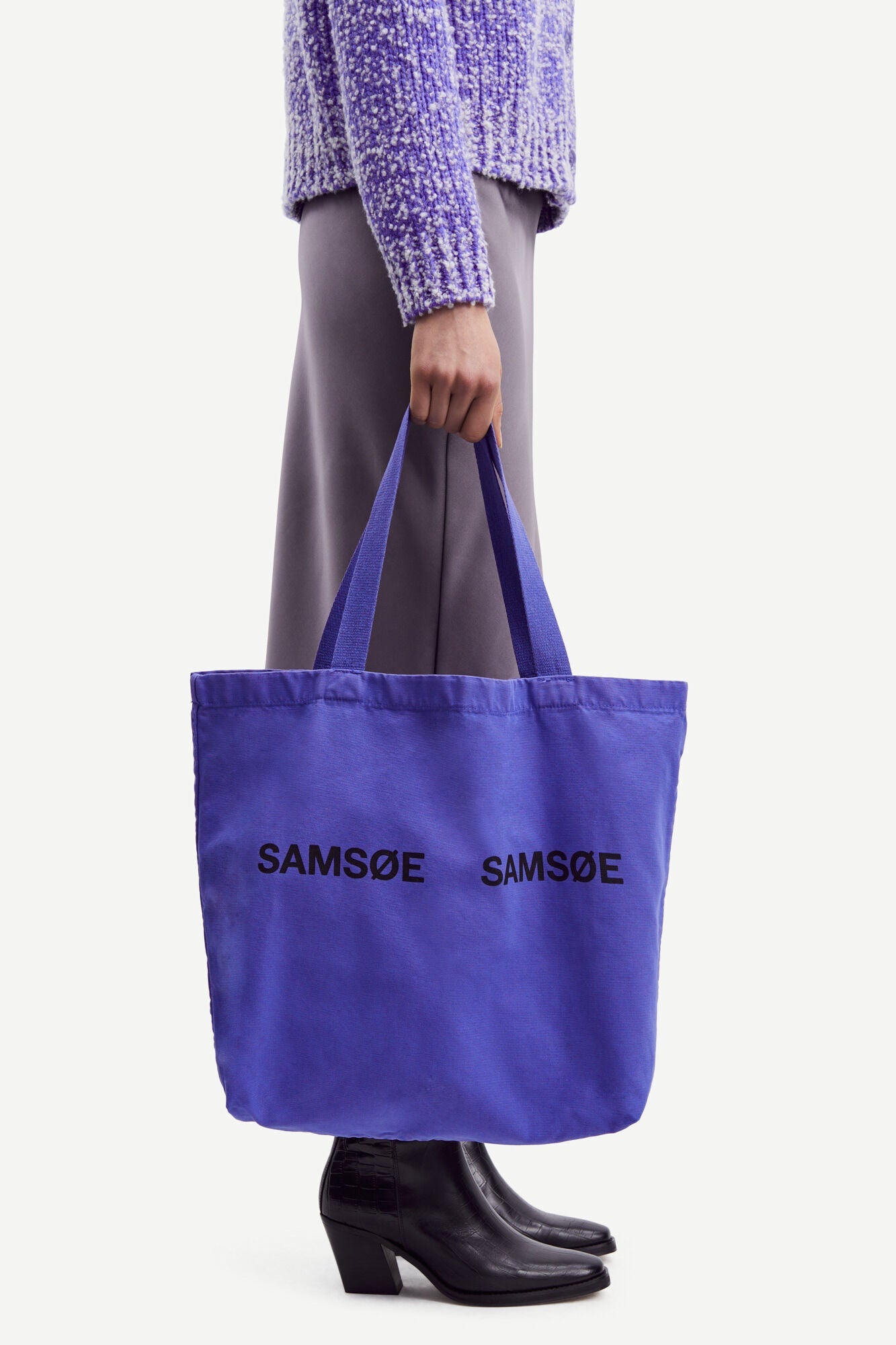 Sac cabas en coton bio | violet "frinka shopper simply purple"