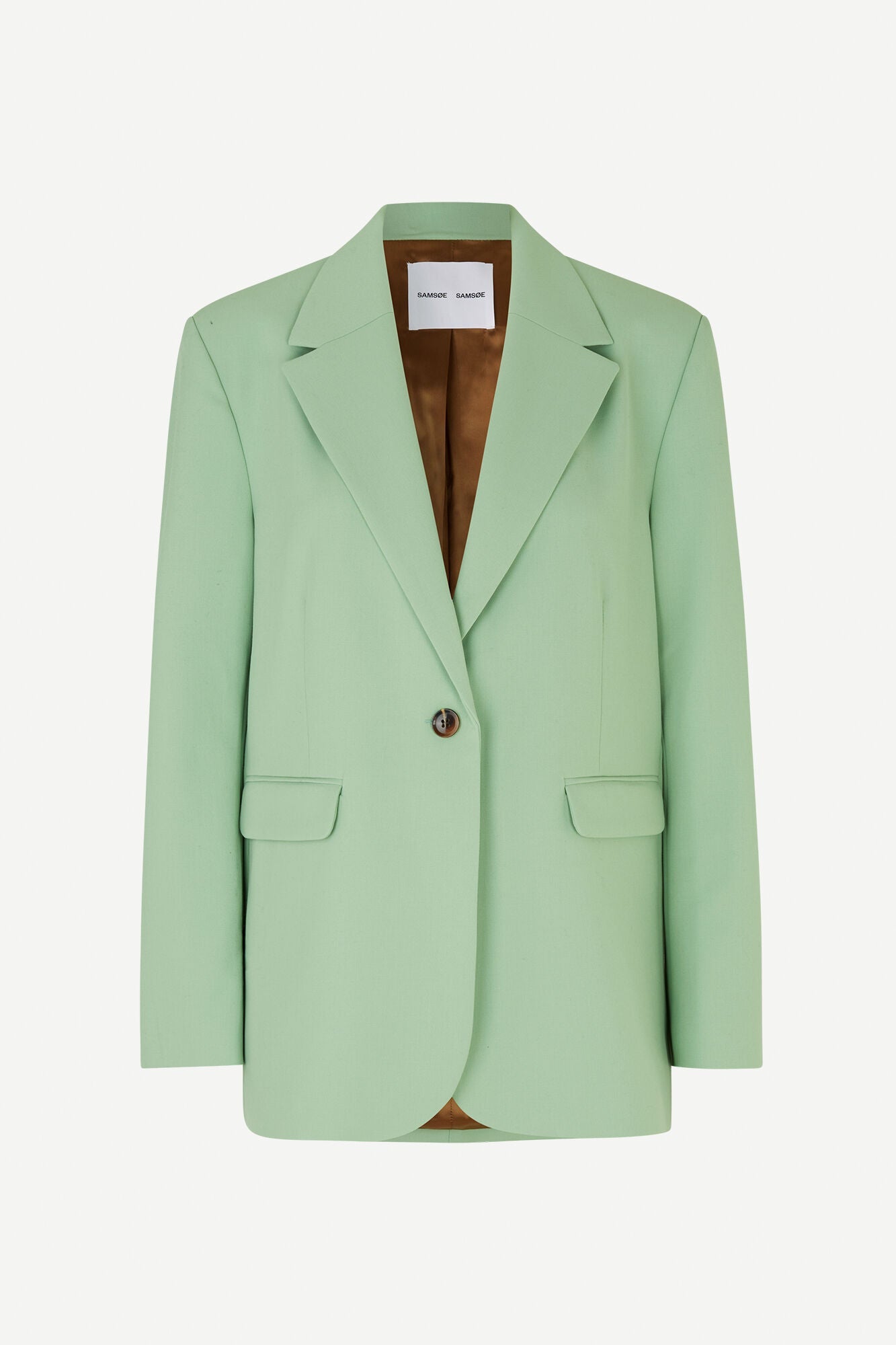 Blazer vert d'eau en ecovero et matière recyclée - haven blazer sprucestone