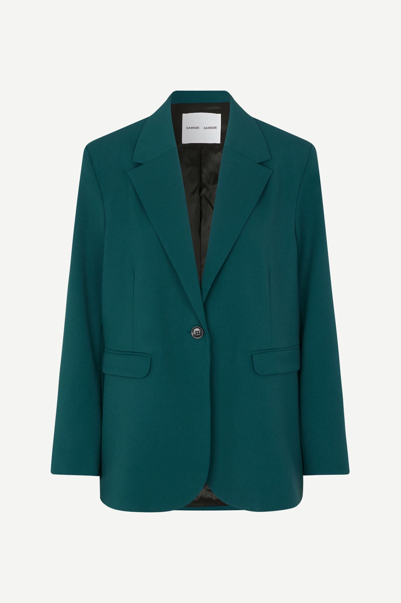Blazer oversize en recyclé | bleu turquoise "Haven blazer atlantic deep"