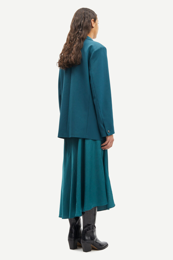 Blazer oversize en recyclé | bleu turquoise "Haven blazer atlantic deep"