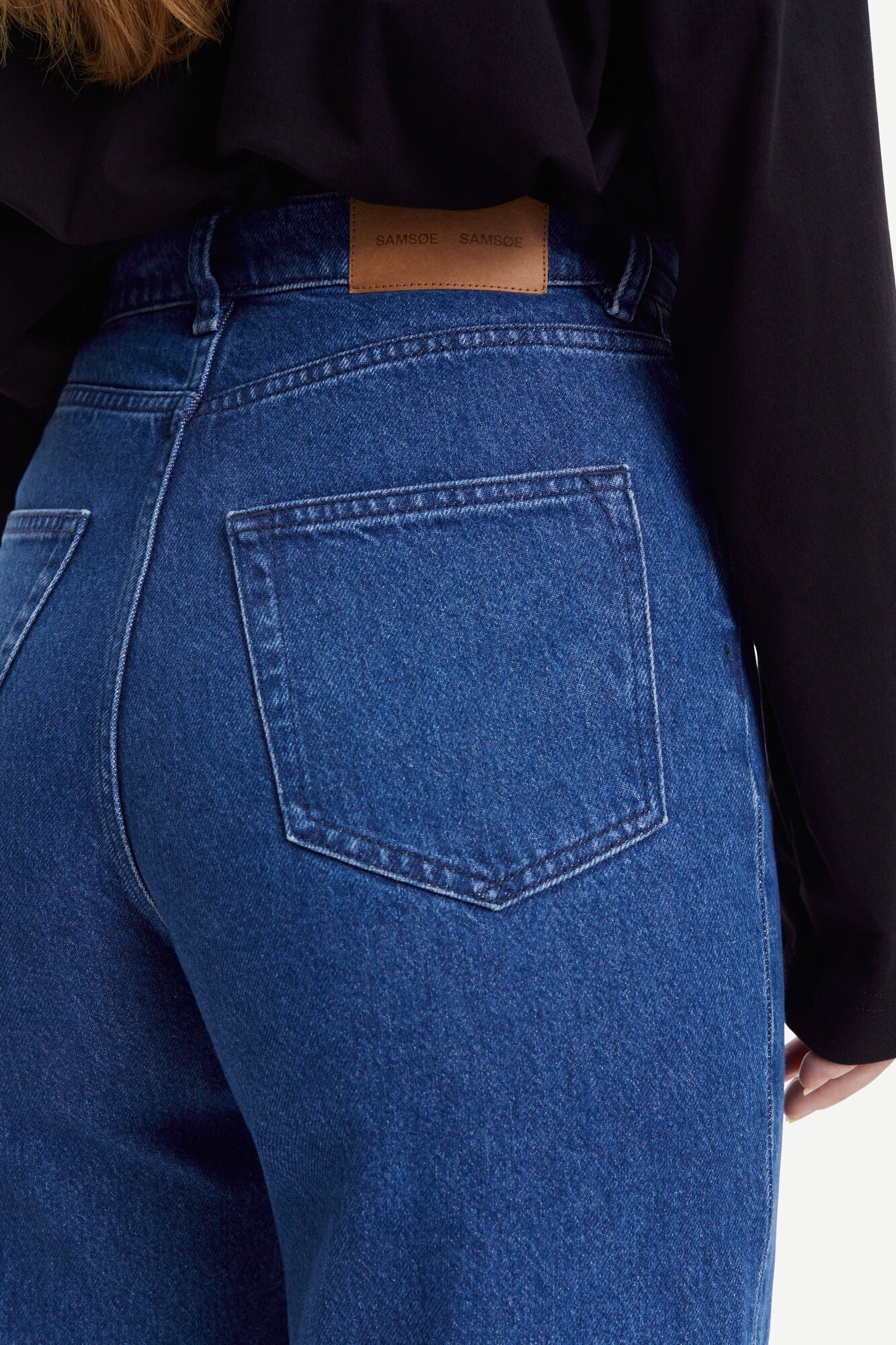 Jean ample en coton bio | Bleu 'rebecca jeans denim lounge'