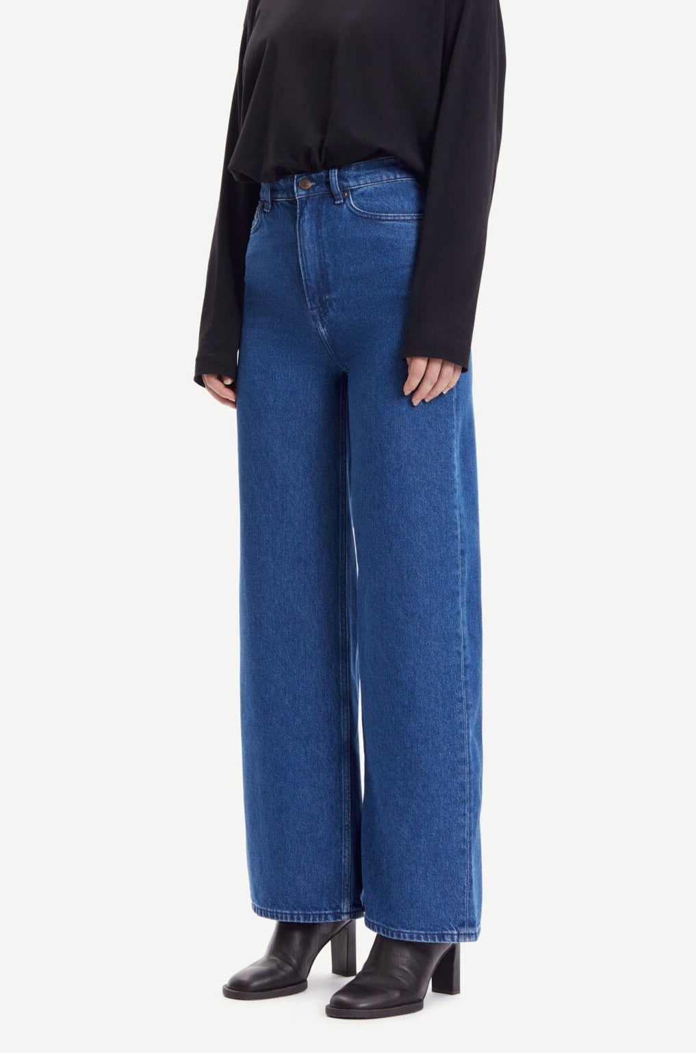 Jean ample en coton bio | Bleu 'rebecca jeans denim lounge'